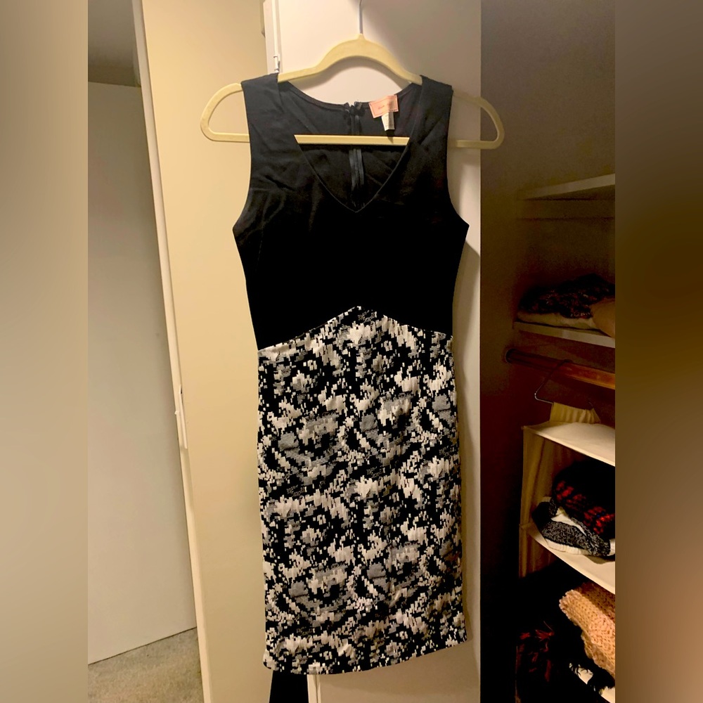 Black and White Wedding Guest Dress